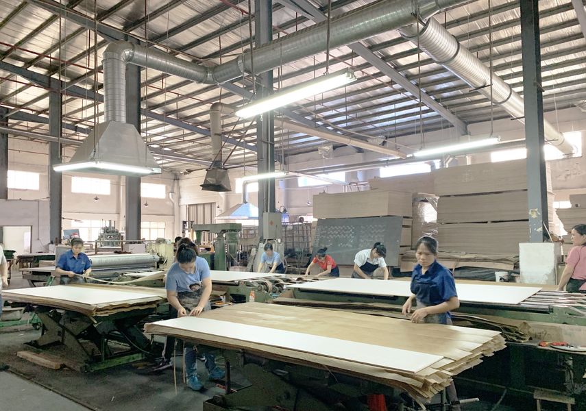 Dongguan Lingfeng Wood Industry Co., Ltd. خط إنتاج المصنع